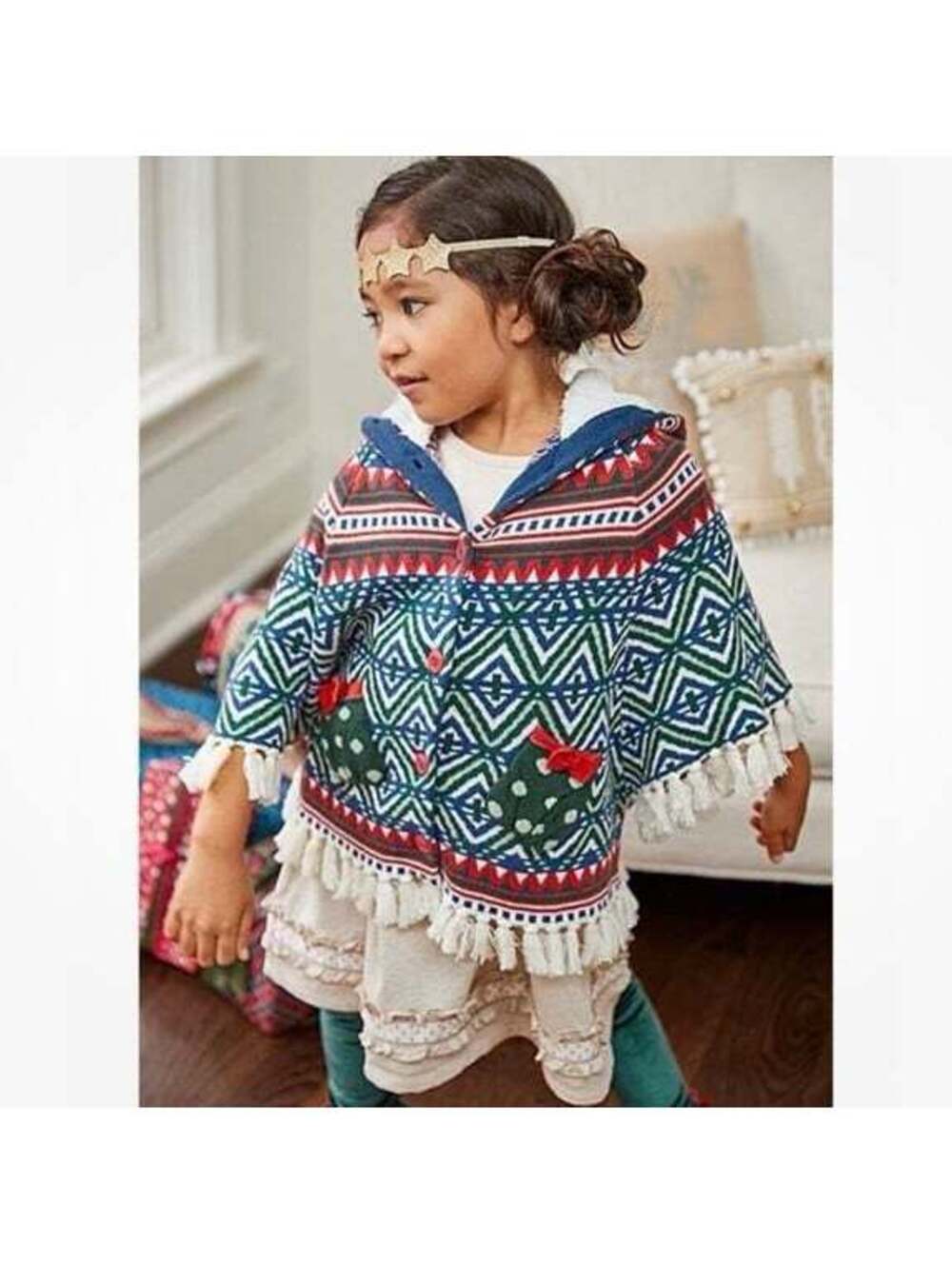 Matilda Jane A Caroling We Go Sweater Girls Size 8
Poncho Christmas